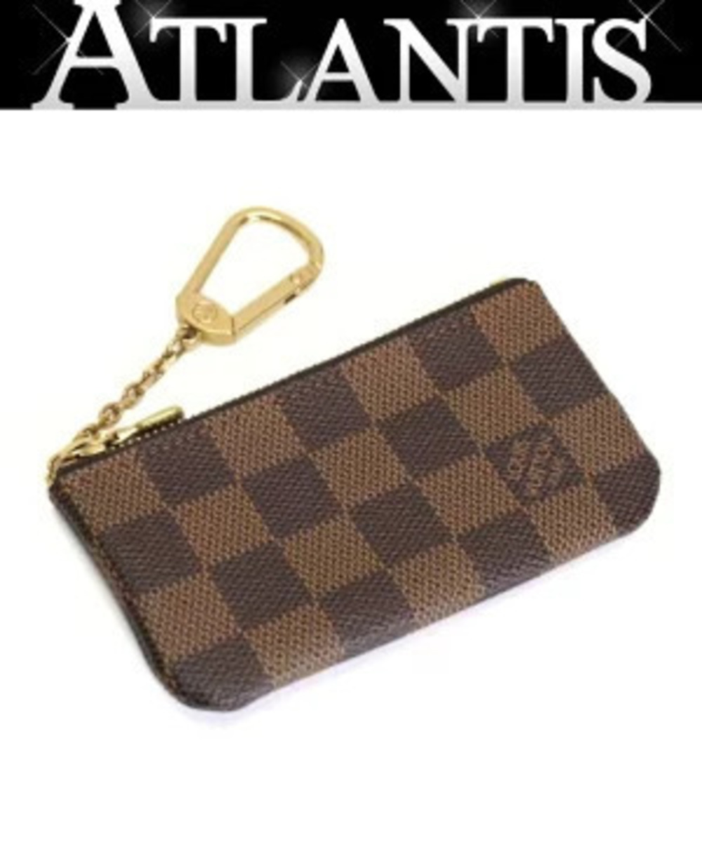 Louis Vuitton Pochette Key Case Wallet Ring Damier